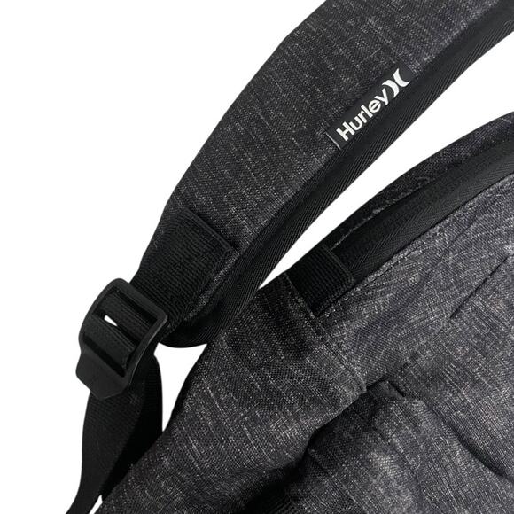 Hurley Grey & Black Unisex Backpack - Picture 4 of 10